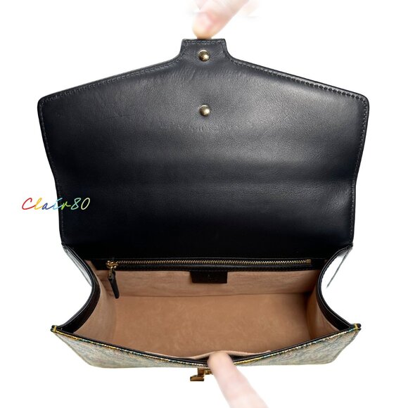 Gucci Small Sylvie Multicolor Brocade Shoulder Bag - Picture 7 of 12